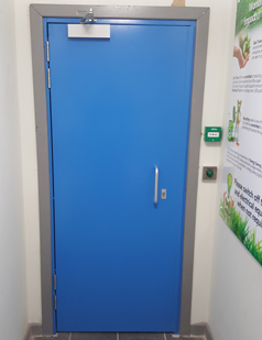 Steel set doors fitted by SDG UK