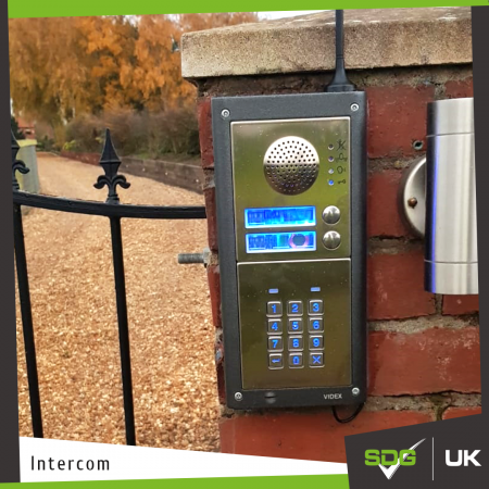 Intercom System installed by SDG UK Installations
