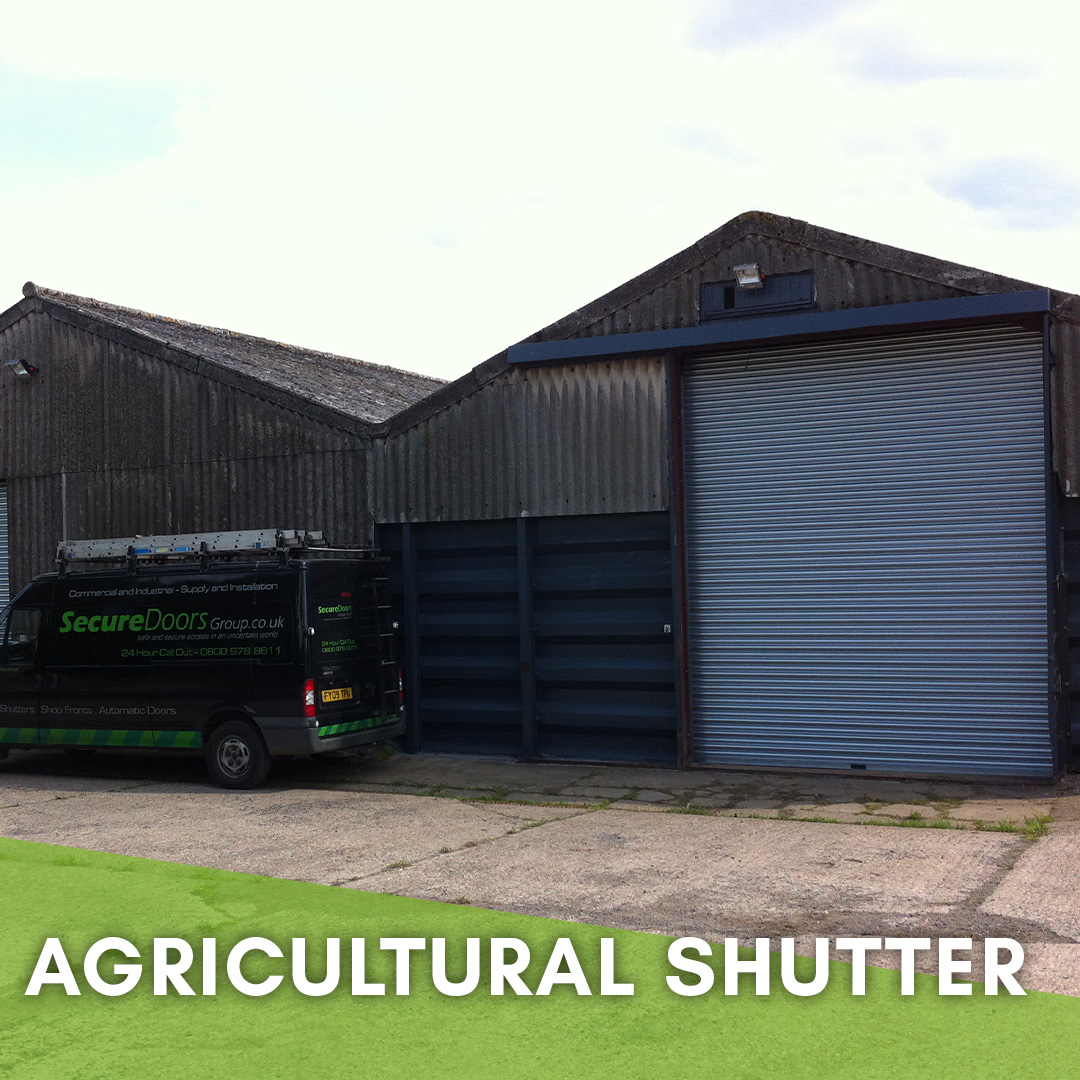 Agricultural Shutter Installed by SDG Access Ltd