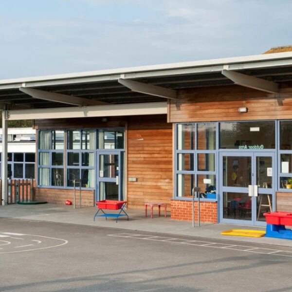Entrance at a primary school