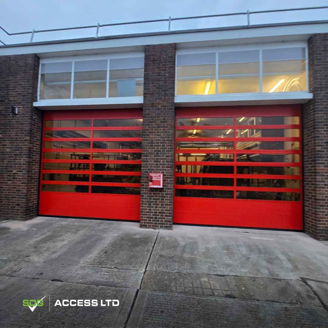 SDG1000 spiral doors at fire station